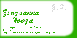 zsuzsanna homza business card